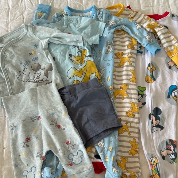Disney Other - 7 pieces of Disney newborn-12mo boy clothes (003)